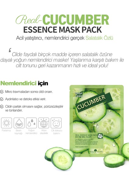 10'lu Karışık Yüz Maskesi Tüm Cilt Tipleri için 10 Farklı Özellik ve Nemlendirici Etki