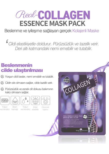 10'lu Karışık Yüz Maskesi Tüm Cilt Tipleri için 10 Farklı Özellik ve Nemlendirici Etki