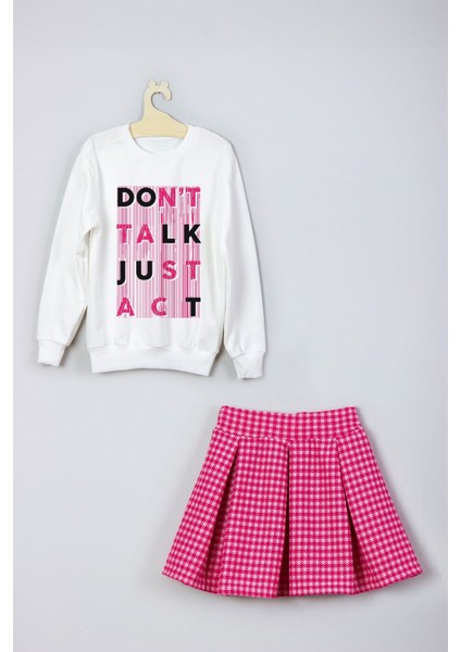 Yeni Sezon Don't Talk Just Act Etek Sweat Takım modelleri
