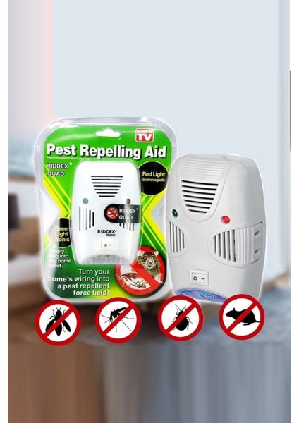 Tekno Trust 2 Adet Elektronik Fare Haşere Kovucu Karınca Fare Yılan Kemirgen Kovucu Quad XLF103 fiyatları