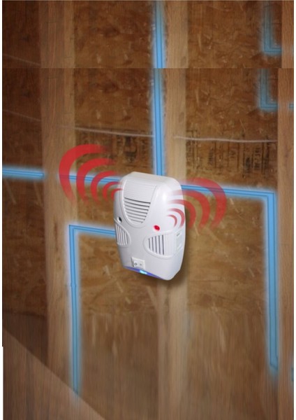 Tekno Trust 2 Adet Elektronik Fare Haşere Kovucu Karınca Fare Yılan Kemirgen Kovucu Quad XLF103 modelleri