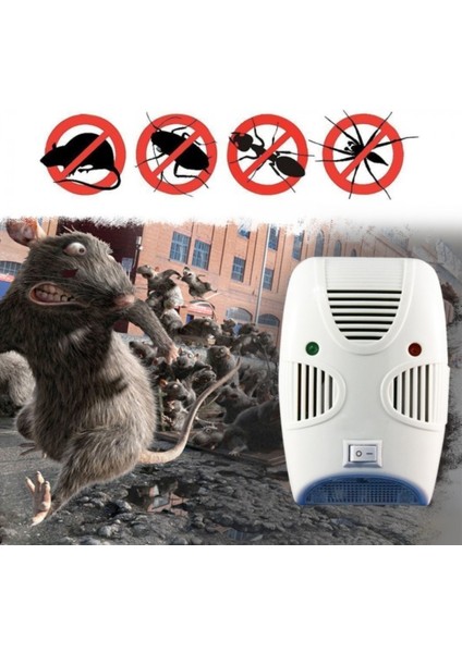 Tekno Trust 2 Adet Elektronik Fare Haşere Kovucu Karınca Fare Yılan Kemirgen Kovucu Quad XLF103 fırsatları