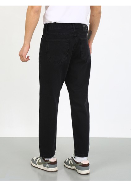 Boyfriend Diz Yırtık Siyah Denim Jean fiyatları