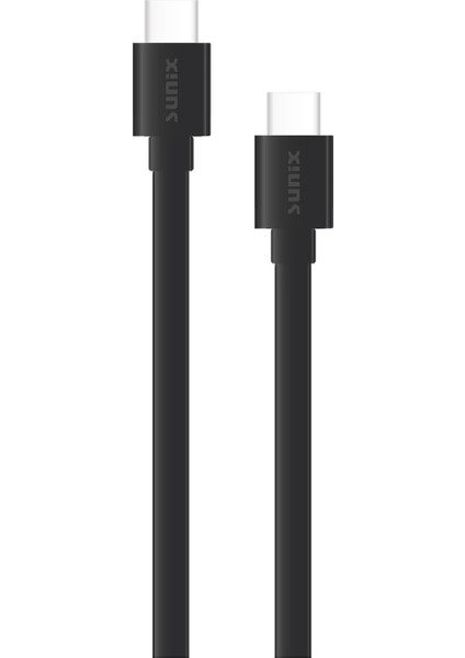 60W Soft Kablo Usb-C Şarj ve Data Kablosu Siyah Sc-10