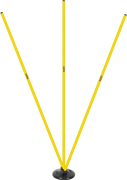 Scucs 1146 Kauçuk Takozlu 3lü Açılı Çubuk Sarı