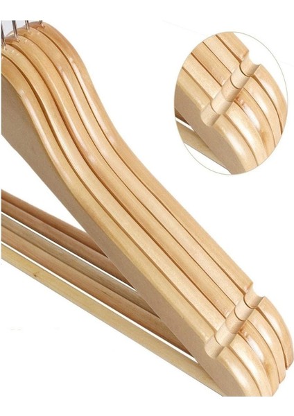 Tekno Trust Kahverengi Ahşap Askı Ahşap Elbise Askısı Ahşap Kıyafet Askısı Dolap Düzenleyici Cilalı Ahşap Askı fiyatları