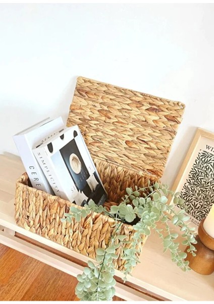 Tekno Trust 35 x 26 Hasır Kapaklı Organizer & Banyo Düzenleyici & Dolap Düzenleyici & Saklama Kutusu Banyo 1 Me fiyatları