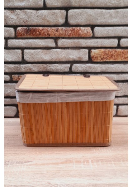 Tekno Trust 1 Bambu Katlanabilir Organizer Sepet 32 Orta (26-50 Çap) Bambu Bej