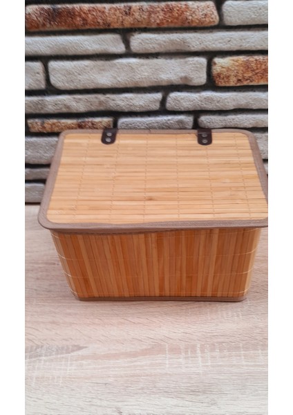 Tekno Trust 1 Bambu Katlanabilir Organizer Sepet 32 Orta (26-50 Çap) Bambu Bej