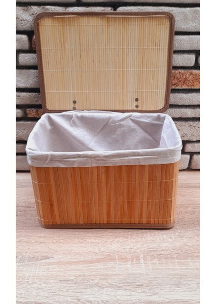 Tekno Trust 1 Bambu Katlanabilir Organizer Sepet 32 Orta (26-50 Çap) Bambu Bej