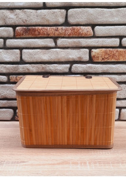 Tekno Trust 1 Bambu Katlanabilir Organizer Sepet 32 Orta (26-50 Çap) Bambu Bej