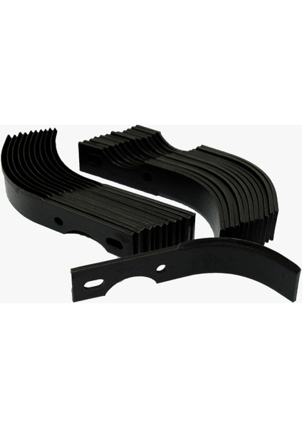 Ekostar Kaan Benzinli Çapa Makinalarına Uyumlu Bıçak Takımı (24 cm - 24 Adet)