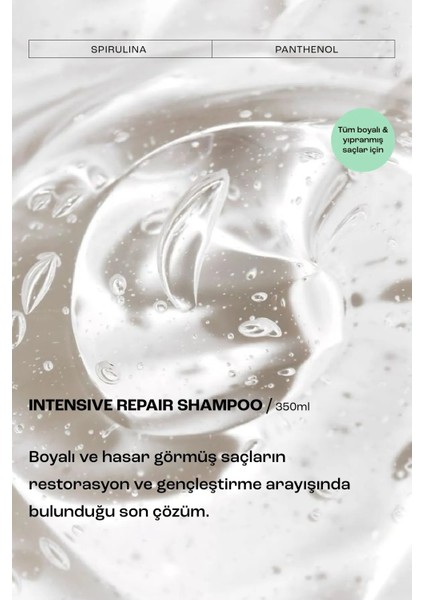 Intensive Repair Yıpranmış Saçlar Için Yoğun Bakım Şampuanı 100 ml Seyahat Boy