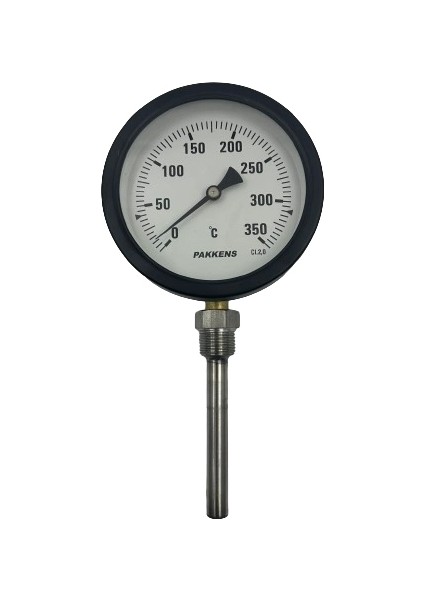 Ø 100 - 0 - 350°C 1/2 10 cm Alttan Çıkışlı Termometre
