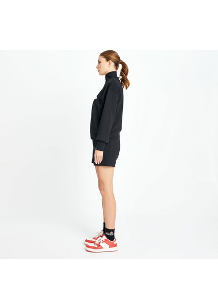 Kadın Fermuarlı Sweat EF148-BK modelleri