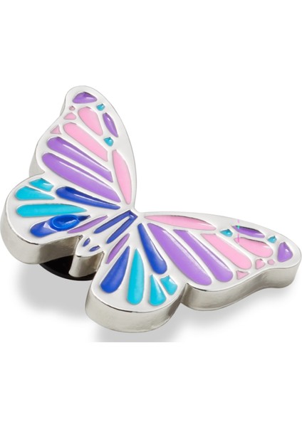 Multi Purple Butterfly Jibbitz™ Metal Charm 10011089