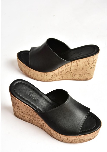 S996069909 Siyah Dolgu Tabanlı Kadın Terlik indirimleri