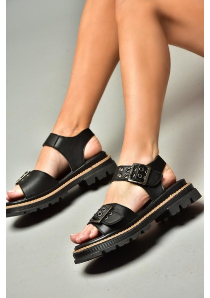 S996074009 Siyah Kadın Sandalet fiyatları