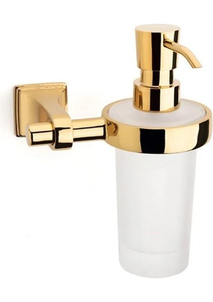 Line Duvara Montajlı Sıvı Sabunluk Gold Kaplama