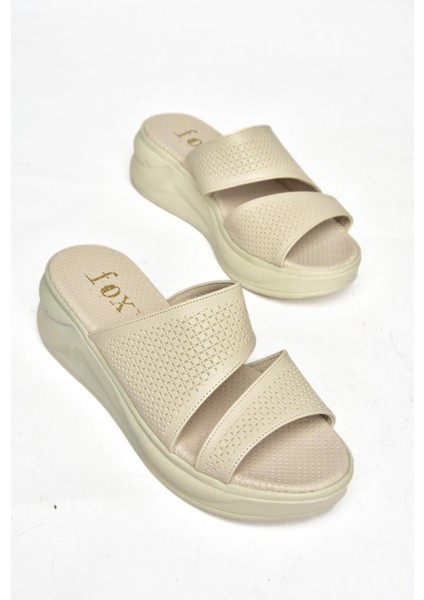 S713930309 Bej Kalın Tabanlı Kadın Terlik indirimleri