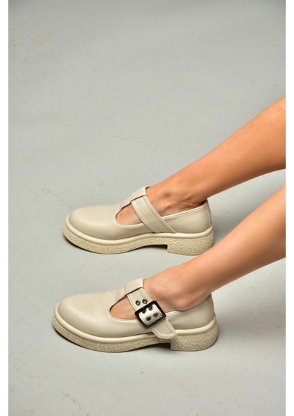 S996019009 Bej Kadın Günlük Ayakkabı indirimleri
