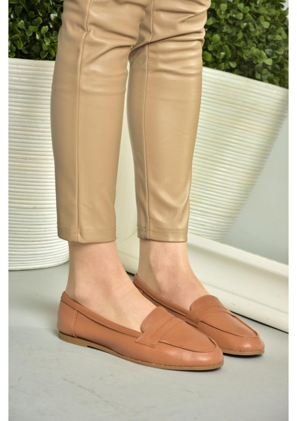 S291070003 Taba Deri Düz Babet fırsatları