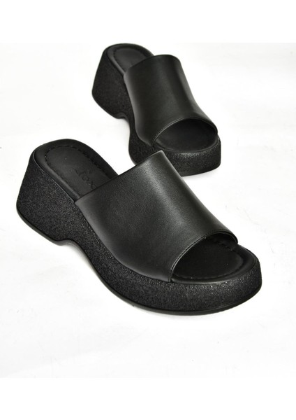 S996741209 Siyah Kalın Tabanlı Kadın Terlik indirimleri