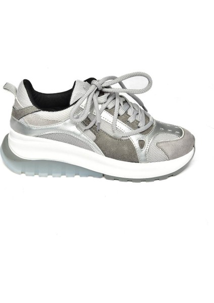 S973413104 Gri Kumaş Spor Ayakkabı Sneakers