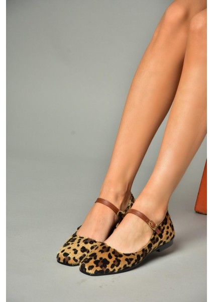 S726252502 Leopar Süet Kadın Babet fiyatları