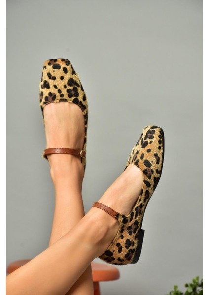 S726252502 Leopar Süet Kadın Babet fırsatları