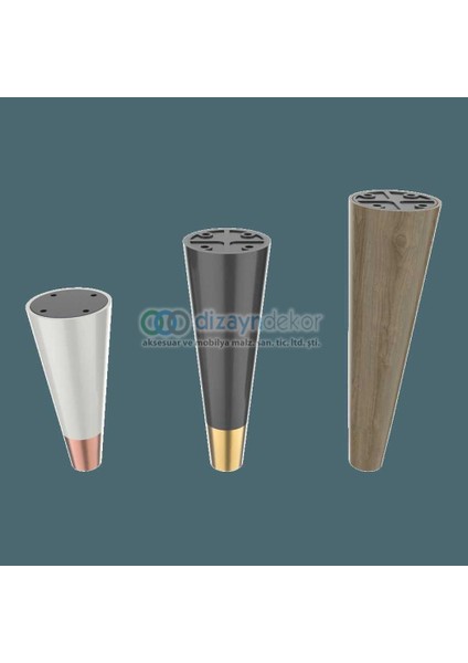 Konik Dolap Ayağı Parlak Krom 23 Cm fiyatları