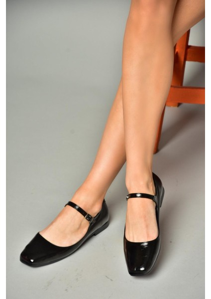 S726252508 Siyah Rugan Kadın Babet modelleri