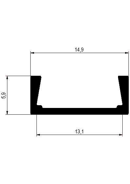 Süper Slim Ince LED Profili