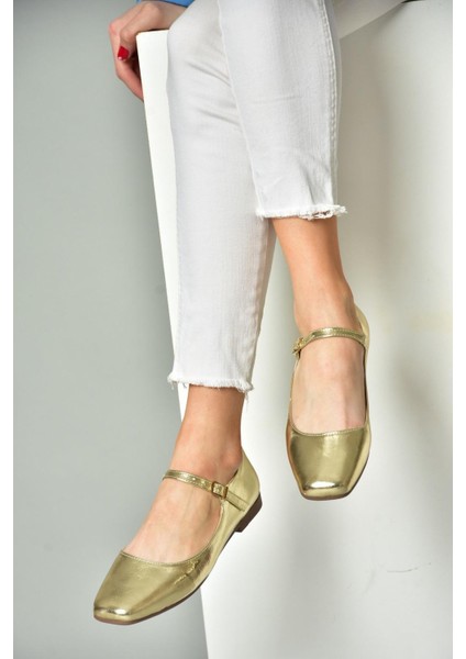 S726252508 Altın Rugan Kadın Babet indirimleri