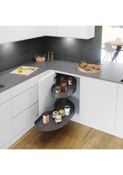 Vauth-Sagel Cornerstone Maxx Antrasit Körköşe 45-50-60 Cm.