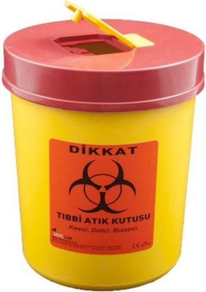Tıbbi Atık Kovası 1.3lt - 10 Adet