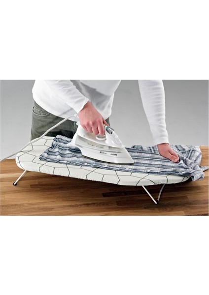 Tekno Trust Beyaz Mini Pratik Küçük Taşınabilir Seyahat Ütü Masası 73X32X13 cm fiyatları