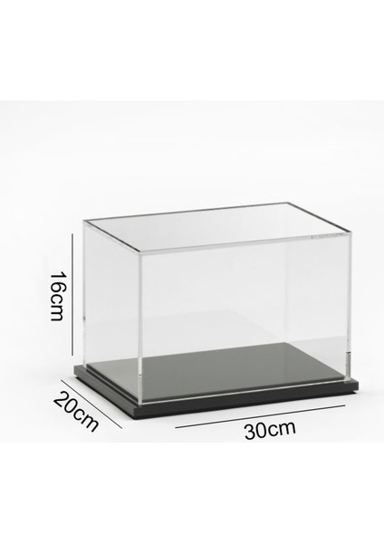 Tekno Trust Oyuncak Maket & Model Ürün Sergilime Standı (30CM x 20CM x 15CM) Beyaz Plastik 20 x 30 2 Parça
