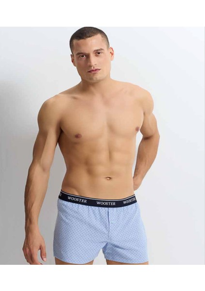 Erkek Poplin Boxer 3'lü