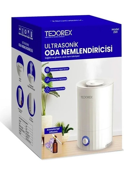 Js-01 Ultrasonik Hava , Oda Nemlendirici 4.5 Lt