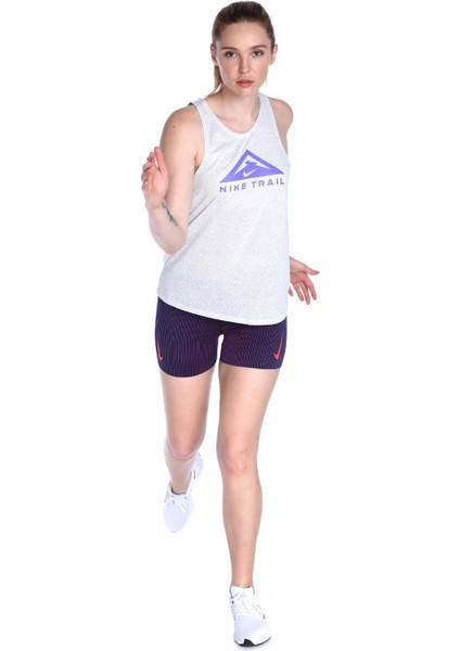 Dri Fit Trail Arazi Tip Kadın Koşu ve Antrenman Gri Spor Kolsuz Atlet DM7571