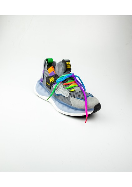 433 - 8 Gri Kadın Sneaker