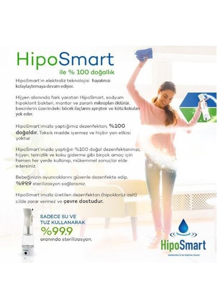 Hiposmart Dezenfenkte Su Üretim Cihazı indirimleri