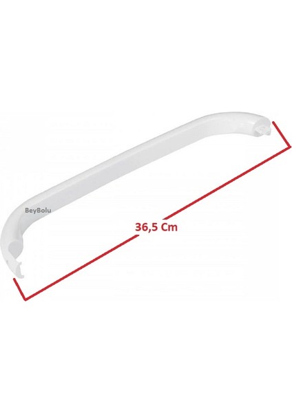 Uyumlu buzdolabı Kapı Kolu 36,5 cm Beyaz , Tek Vida Tip Kapak Kol