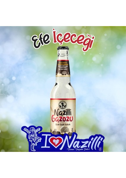 Nazilli Gazozu Yöresel Nazilli Gazozu 250 Ml. - Efsane Yerel Gazoz - 24'lü Paket (24 Adet x 250 Ml.)