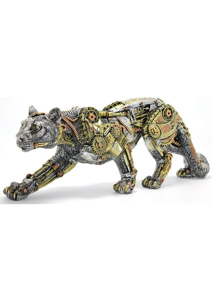 Steampunk Polyester Leopar Figürü ALK2450