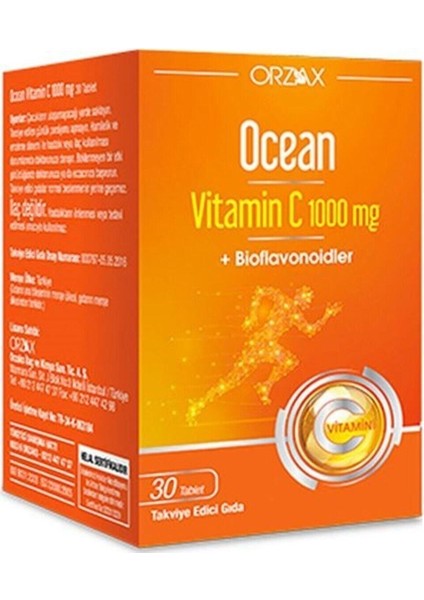 Ocean Vitamin C 1000 mg 30 Tablet
