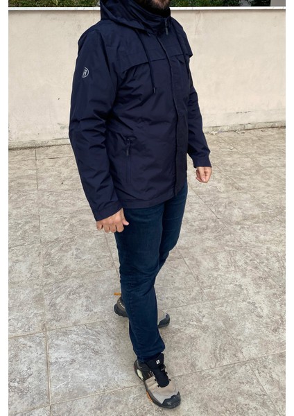 Büyük Beden Erkek Kapüşonlu Rüzgar Geçirmez Cep Detaylı Içi Fileli Yağmurluk Laci Remsa Spor TH901 fiyatları