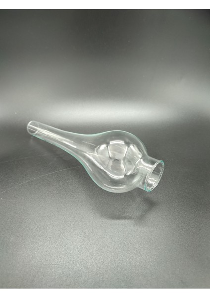 Küçük Gaz Lambası Camı. Şeffaf Renkte.( E.14) (Çap: 3,50cm-h:22.00cm)