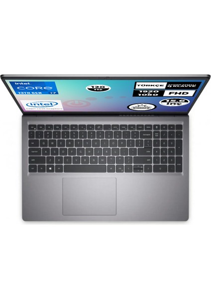 Vostro 3530 Intel Core I7-1355U 16GB 1tb SSD 15.6" Fhd 120Hz Windows 11 Pro Taşınabilir Bilgisayar N1601PVNB3530U 013